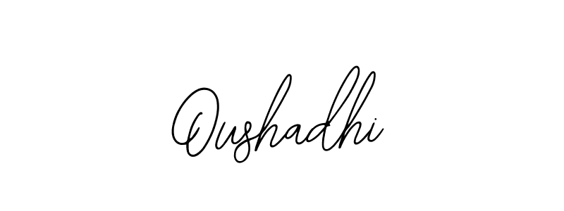 Make a beautiful signature design for name Oushadhi. With this signature (Bearetta-2O07w) style, you can create a handwritten signature for free. Oushadhi signature style 12 images and pictures png