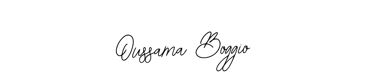 if you are searching for the best signature style for your name Oussama Boggio. so please give up your signature search. here we have designed multiple signature styles  using Bearetta-2O07w. Oussama Boggio signature style 12 images and pictures png
