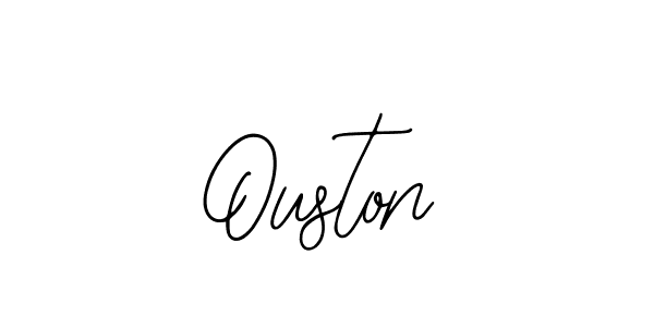 You should practise on your own different ways (Bearetta-2O07w) to write your name (Ouston) in signature. don't let someone else do it for you. Ouston signature style 12 images and pictures png