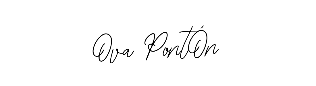 Also we have Ova PontÓn name is the best signature style. Create professional handwritten signature collection using Bearetta-2O07w autograph style. Ova PontÓn signature style 12 images and pictures png