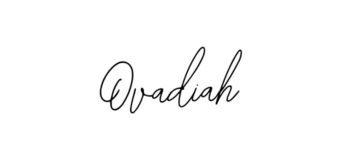 Similarly Bearetta-2O07w is the best handwritten signature design. Signature creator online .You can use it as an online autograph creator for name Ovadiah. Ovadiah signature style 12 images and pictures png