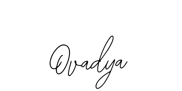 Use a signature maker to create a handwritten signature online. With this signature software, you can design (Bearetta-2O07w) your own signature for name Ovadya. Ovadya signature style 12 images and pictures png