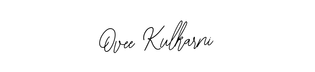 Make a beautiful signature design for name Ovee Kulkarni. Use this online signature maker to create a handwritten signature for free. Ovee Kulkarni signature style 12 images and pictures png