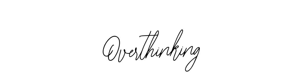 Make a beautiful signature design for name Overthinking. Use this online signature maker to create a handwritten signature for free. Overthinking signature style 12 images and pictures png