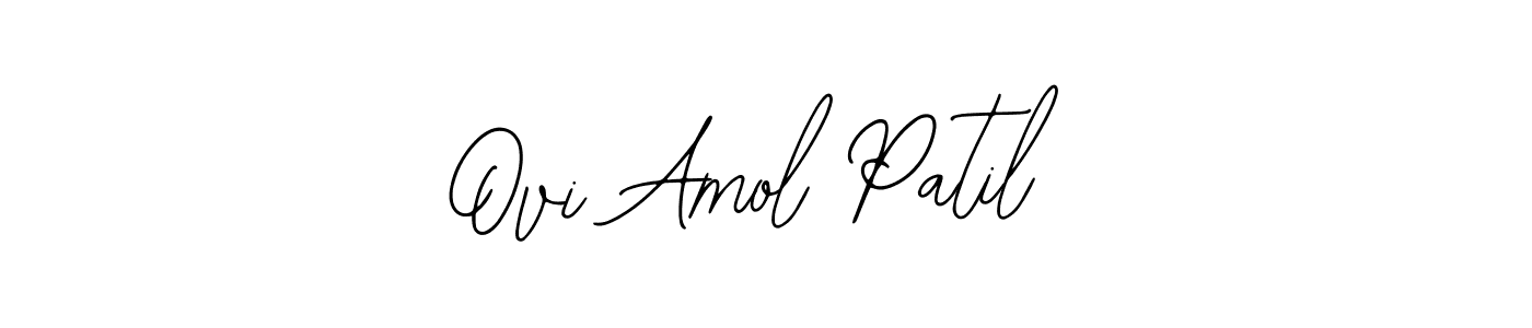 Similarly Bearetta-2O07w is the best handwritten signature design. Signature creator online .You can use it as an online autograph creator for name Ovi Amol Patil. Ovi Amol Patil signature style 12 images and pictures png