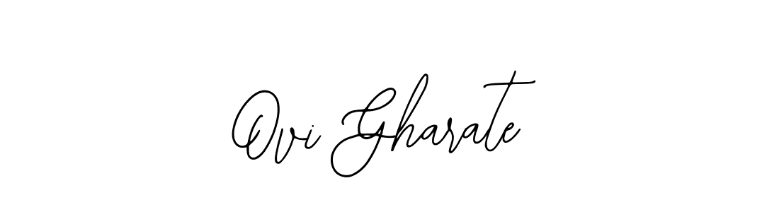 Create a beautiful signature design for name Ovi Gharate. With this signature (Bearetta-2O07w) fonts, you can make a handwritten signature for free. Ovi Gharate signature style 12 images and pictures png