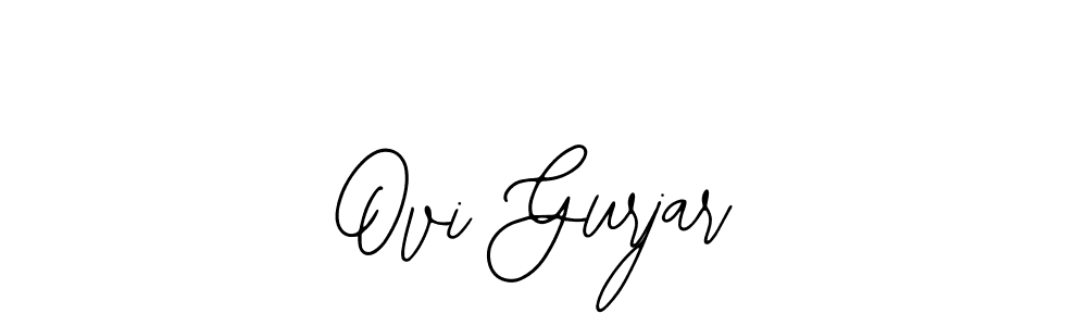 Best and Professional Signature Style for Ovi Gurjar. Bearetta-2O07w Best Signature Style Collection. Ovi Gurjar signature style 12 images and pictures png