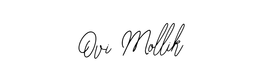 Ovi Mollik stylish signature style. Best Handwritten Sign (Bearetta-2O07w) for my name. Handwritten Signature Collection Ideas for my name Ovi Mollik. Ovi Mollik signature style 12 images and pictures png