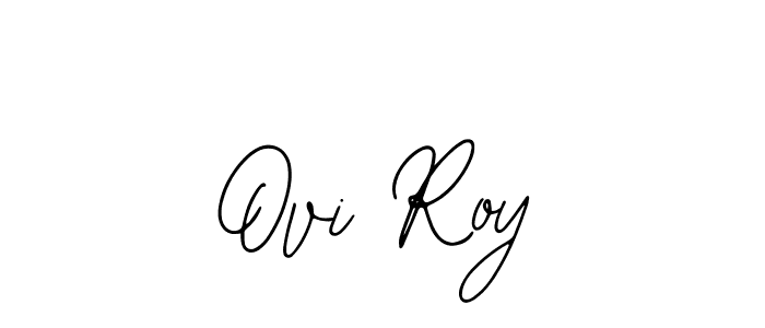 Make a beautiful signature design for name Ovi Roy. Use this online signature maker to create a handwritten signature for free. Ovi Roy signature style 12 images and pictures png