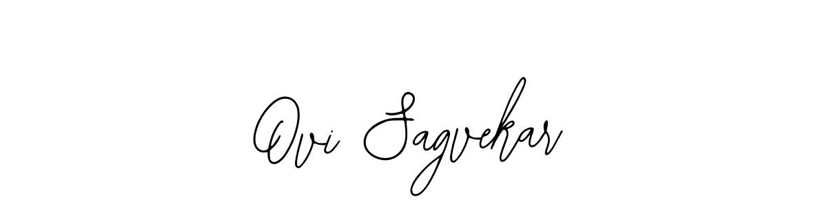 It looks lik you need a new signature style for name Ovi Sagvekar. Design unique handwritten (Bearetta-2O07w) signature with our free signature maker in just a few clicks. Ovi Sagvekar signature style 12 images and pictures png