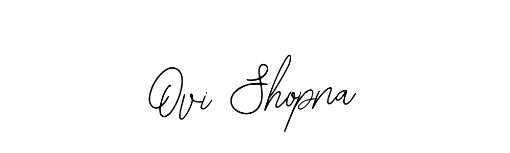 Make a beautiful signature design for name Ovi Shopna. With this signature (Bearetta-2O07w) style, you can create a handwritten signature for free. Ovi Shopna signature style 12 images and pictures png