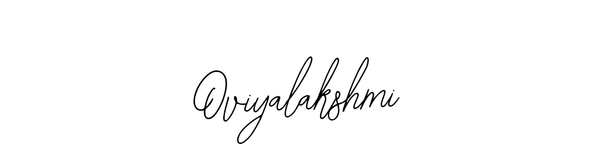 How to Draw Oviyalakshmi signature style? Bearetta-2O07w is a latest design signature styles for name Oviyalakshmi. Oviyalakshmi signature style 12 images and pictures png