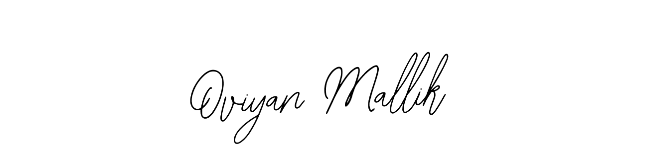 How to make Oviyan Mallik name signature. Use Bearetta-2O07w style for creating short signs online. This is the latest handwritten sign. Oviyan Mallik signature style 12 images and pictures png