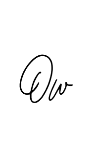 How to make Ow signature? Bearetta-2O07w is a professional autograph style. Create handwritten signature for Ow name. Ow signature style 12 images and pictures png