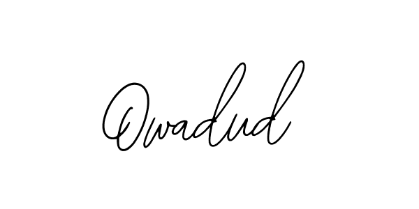 Design your own signature with our free online signature maker. With this signature software, you can create a handwritten (Bearetta-2O07w) signature for name Owadud. Owadud signature style 12 images and pictures png