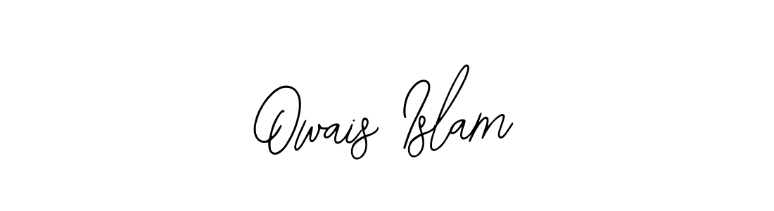 You should practise on your own different ways (Bearetta-2O07w) to write your name (Owais Islam) in signature. don't let someone else do it for you. Owais Islam signature style 12 images and pictures png