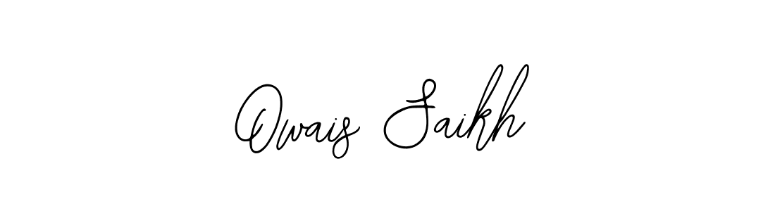 Bearetta-2O07w is a professional signature style that is perfect for those who want to add a touch of class to their signature. It is also a great choice for those who want to make their signature more unique. Get Owais Saikh name to fancy signature for free. Owais Saikh signature style 12 images and pictures png