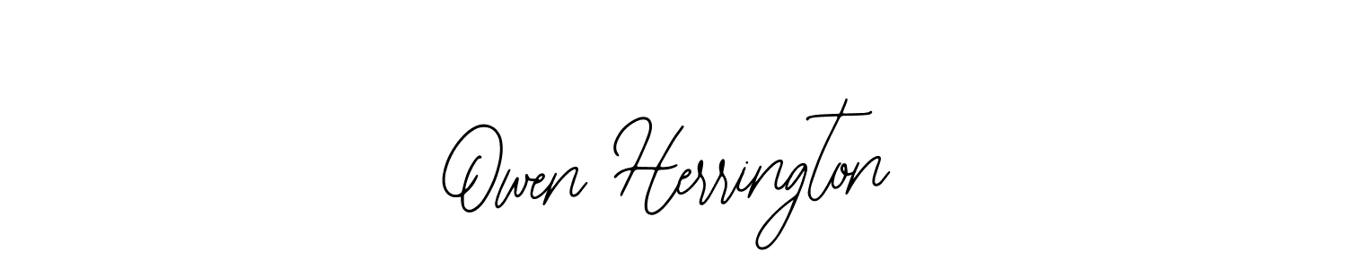 Bearetta-2O07w is a professional signature style that is perfect for those who want to add a touch of class to their signature. It is also a great choice for those who want to make their signature more unique. Get Owen Herrington name to fancy signature for free. Owen Herrington signature style 12 images and pictures png