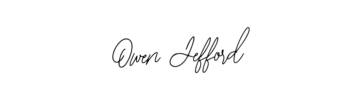 The best way (Bearetta-2O07w) to make a short signature is to pick only two or three words in your name. The name Owen Jefford include a total of six letters. For converting this name. Owen Jefford signature style 12 images and pictures png