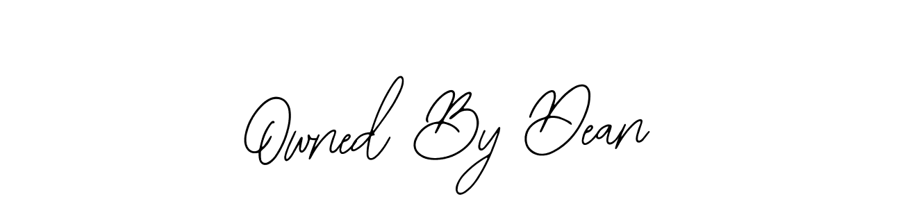 Similarly Bearetta-2O07w is the best handwritten signature design. Signature creator online .You can use it as an online autograph creator for name Owned By Dean. Owned By Dean signature style 12 images and pictures png