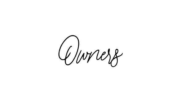How to make Owners name signature. Use Bearetta-2O07w style for creating short signs online. This is the latest handwritten sign. Owners signature style 12 images and pictures png
