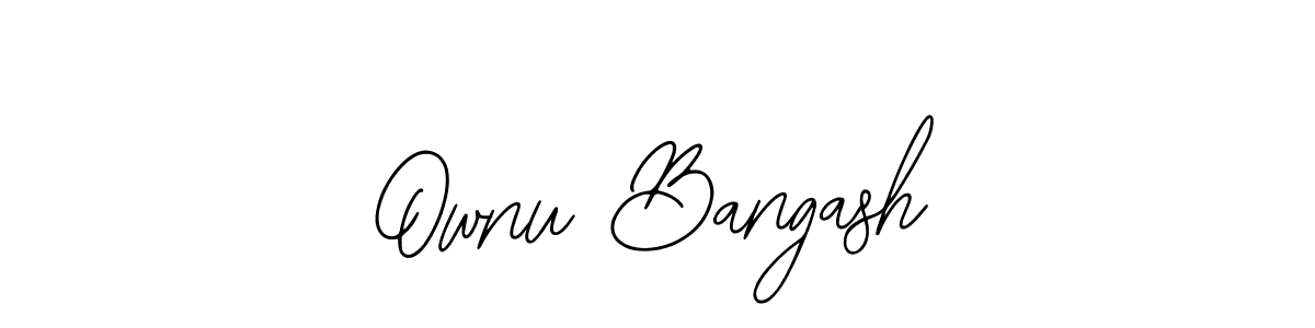Also You can easily find your signature by using the search form. We will create Ownu Bangash name handwritten signature images for you free of cost using Bearetta-2O07w sign style. Ownu Bangash signature style 12 images and pictures png
