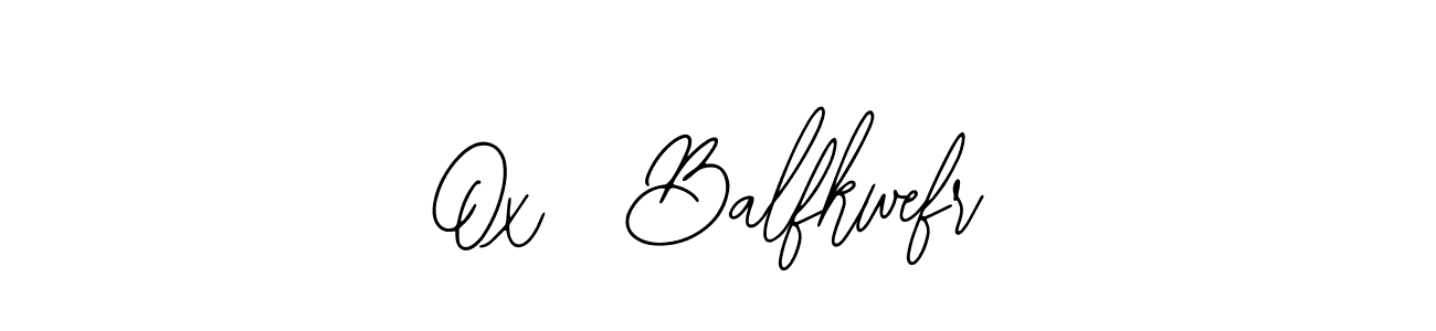 Design your own signature with our free online signature maker. With this signature software, you can create a handwritten (Bearetta-2O07w) signature for name Ox  Balfkwefr. Ox  Balfkwefr signature style 12 images and pictures png