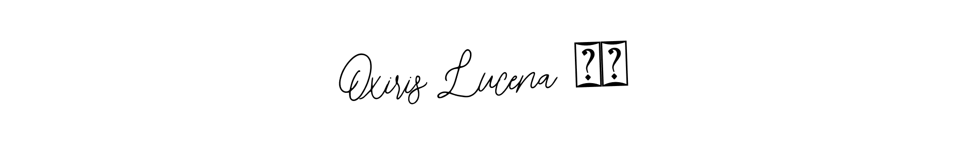 How to make Oxiris Lucena ❤️ signature? Bearetta-2O07w is a professional autograph style. Create handwritten signature for Oxiris Lucena ❤️ name. Oxiris Lucena ❤️ signature style 12 images and pictures png