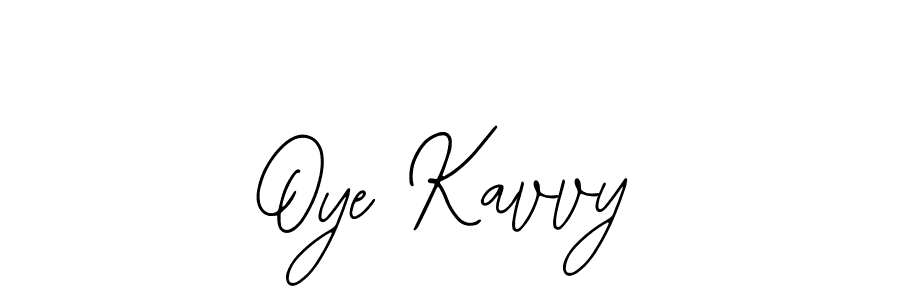 if you are searching for the best signature style for your name Oye Kavvy. so please give up your signature search. here we have designed multiple signature styles  using Bearetta-2O07w. Oye Kavvy signature style 12 images and pictures png