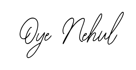 Designed for modern professionals: Oye Nehul name signature crafted with Bearetta-2O07w script. Ready for digital PDF workflows. Oye Nehul signature style 12 images and pictures png
