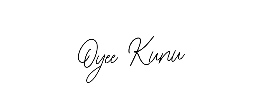 Create a beautiful signature design for name Oyee Kunu. With this signature (Bearetta-2O07w) fonts, you can make a handwritten signature for free. Oyee Kunu signature style 12 images and pictures png