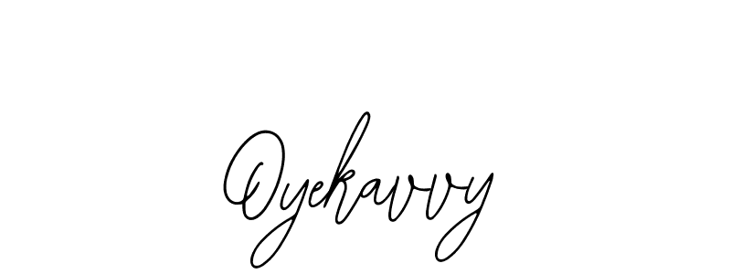 How to make Oyekavvy signature? Bearetta-2O07w is a professional autograph style. Create handwritten signature for Oyekavvy name. Oyekavvy signature style 12 images and pictures png