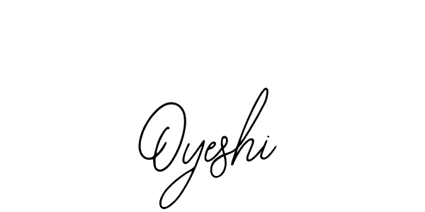 Use a signature maker to create a handwritten signature online. With this signature software, you can design (Bearetta-2O07w) your own signature for name Oyeshi. Oyeshi signature style 12 images and pictures png