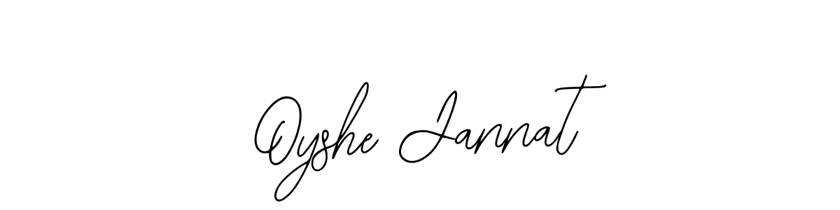 Make a beautiful signature design for name Oyshe Jannat. With this signature (Bearetta-2O07w) style, you can create a handwritten signature for free. Oyshe Jannat signature style 12 images and pictures png