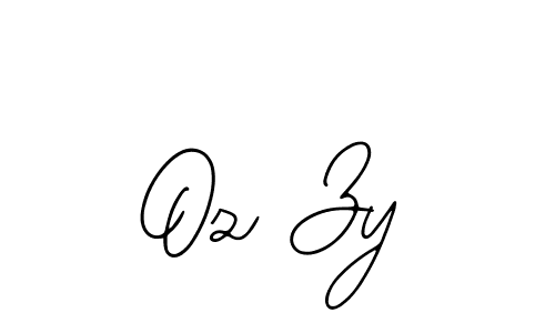 How to Draw Oz Zy signature style? Bearetta-2O07w is a latest design signature styles for name Oz Zy. Oz Zy signature style 12 images and pictures png