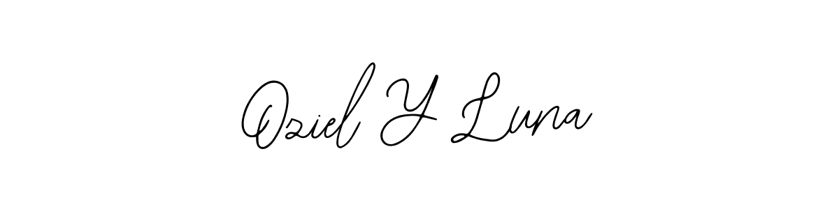 Oziel Y Luna stylish signature style. Best Handwritten Sign (Bearetta-2O07w) for my name. Handwritten Signature Collection Ideas for my name Oziel Y Luna. Oziel Y Luna signature style 12 images and pictures png