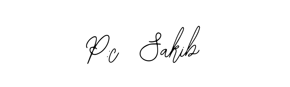 How to Draw P:c  Sakib signature style? Bearetta-2O07w is a latest design signature styles for name P:c  Sakib. P:c  Sakib signature style 12 images and pictures png