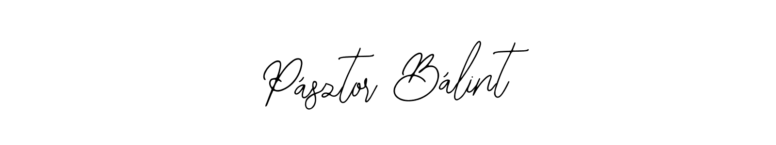 How to make Pásztor Bálint name signature. Use Bearetta-2O07w style for creating short signs online. This is the latest handwritten sign. Pásztor Bálint signature style 12 images and pictures png