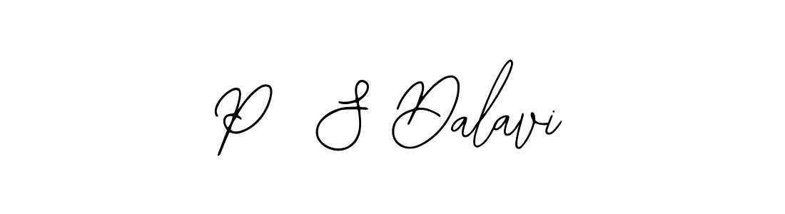Also we have P  S Dalavi name is the best signature style. Create professional handwritten signature collection using Bearetta-2O07w autograph style. P  S Dalavi signature style 12 images and pictures png