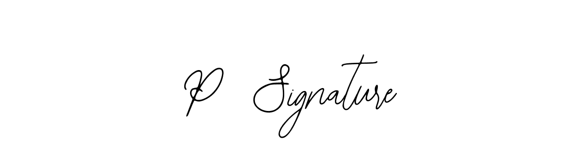 P  Signature stylish signature style. Best Handwritten Sign (Bearetta-2O07w) for my name. Handwritten Signature Collection Ideas for my name P  Signature. P  Signature signature style 12 images and pictures png