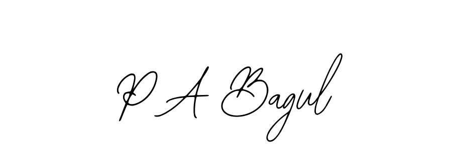 Similarly Bearetta-2O07w is the best handwritten signature design. Signature creator online .You can use it as an online autograph creator for name P A Bagul. P A Bagul signature style 12 images and pictures png