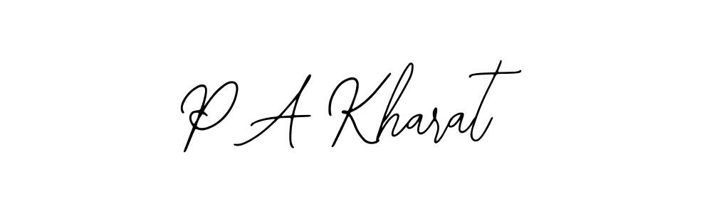 Similarly Bearetta-2O07w is the best handwritten signature design. Signature creator online .You can use it as an online autograph creator for name P A Kharat. P A Kharat signature style 12 images and pictures png