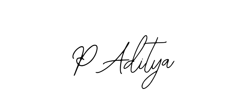 Best and Professional Signature Style for P Aditya. Bearetta-2O07w Best Signature Style Collection. P Aditya signature style 12 images and pictures png