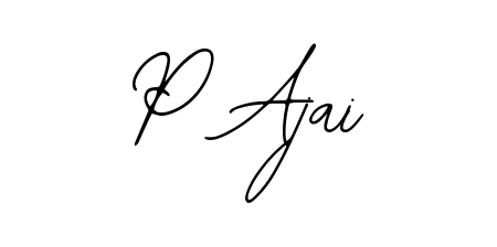 Stand out with a creative autograph for P Ajai. The Bearetta-2O07w styling blends modern aesthetics with classic signature flourishes. P Ajai signature style 12 images and pictures png