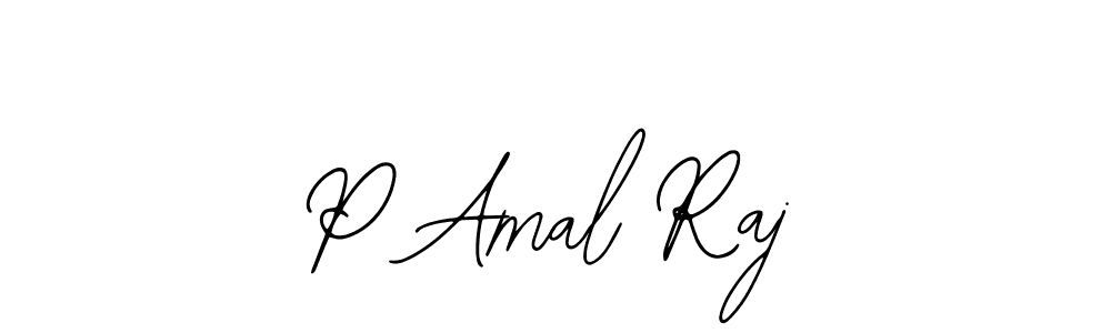 How to make P Amal Raj signature? Bearetta-2O07w is a professional autograph style. Create handwritten signature for P Amal Raj name. P Amal Raj signature style 12 images and pictures png