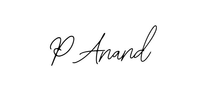 P Anand stylish signature style. Best Handwritten Sign (Bearetta-2O07w) for my name. Handwritten Signature Collection Ideas for my name P Anand. P Anand signature style 12 images and pictures png