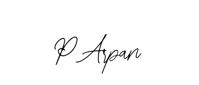 P Arpan stylish signature style. Best Handwritten Sign (Bearetta-2O07w) for my name. Handwritten Signature Collection Ideas for my name P Arpan. P Arpan signature style 12 images and pictures png