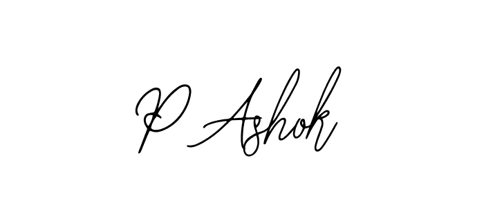 How to make P Ashok signature? Bearetta-2O07w is a professional autograph style. Create handwritten signature for P Ashok name. P Ashok signature style 12 images and pictures png