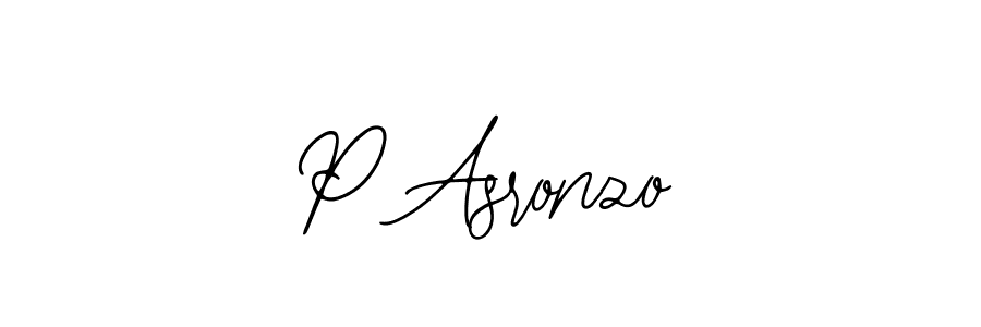 P Asronzo stylish signature style. Best Handwritten Sign (Bearetta-2O07w) for my name. Handwritten Signature Collection Ideas for my name P Asronzo. P Asronzo signature style 12 images and pictures png