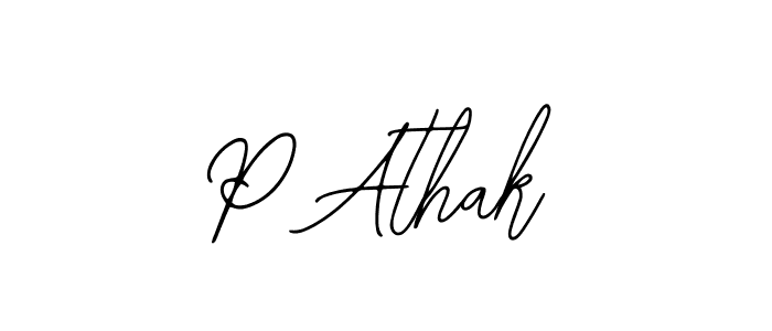 P Athak stylish signature style. Best Handwritten Sign (Bearetta-2O07w) for my name. Handwritten Signature Collection Ideas for my name P Athak. P Athak signature style 12 images and pictures png